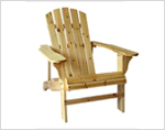wooden adirondack chair