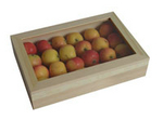 wooden gift boxes with glass lid